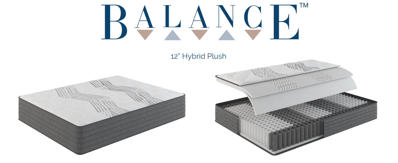 Capital Bedding - Balance ErgoFit 12" Plush Hybrid