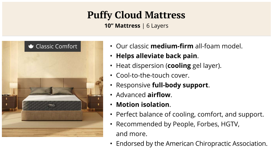 Puffy Mattresses