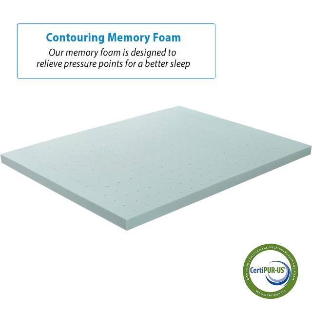 Sleeptone 3 Inch Memory Foam Mattress Topper