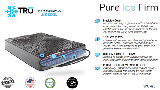MD Tru Performance Lux Cool Black Ice Firm - 420
