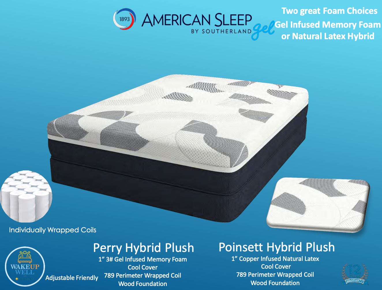 Southerland American Sleep Perry Hybrid Plush