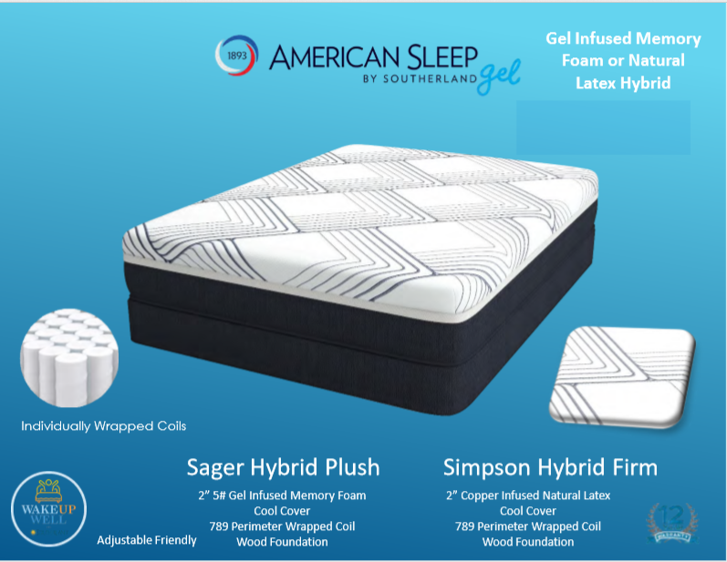 Southerland American Sleep Sager Hybrid Plush